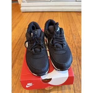 Nike Air Max 90 Shoes Womens Size 8 Black White Sneakers CQ2560-001 Running Mesh